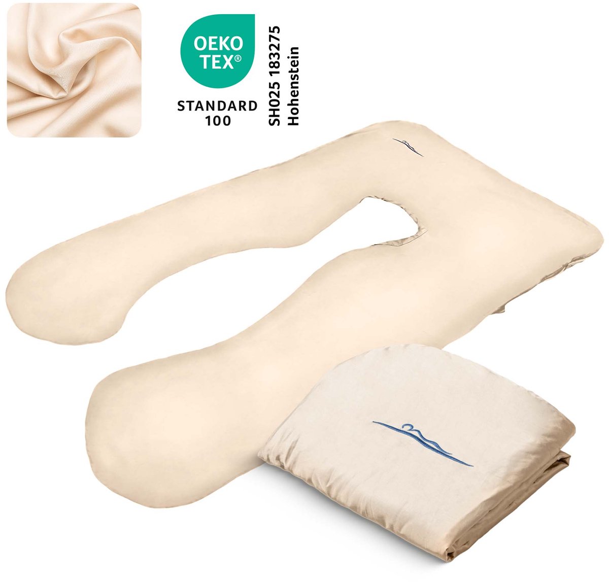 Vervanghoes Bamboe - Kussensloop - Beige - Antibacterieel en Vochtregulend - Temperatuurbalancerend
