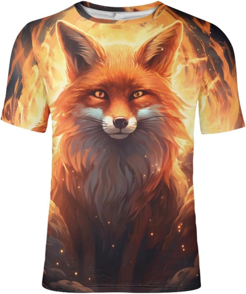 Heren T-shirt met 3D Tribal Print - Casual Zomer Shirt