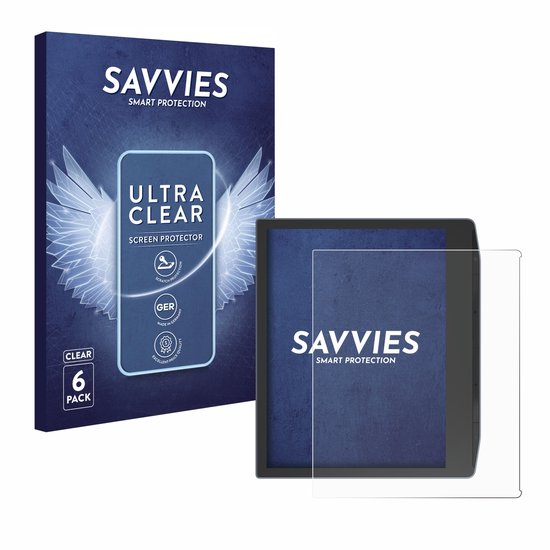 Savvies - Film de protection d'écran pour PocketBook Era Color - Transparent (6 pièces)