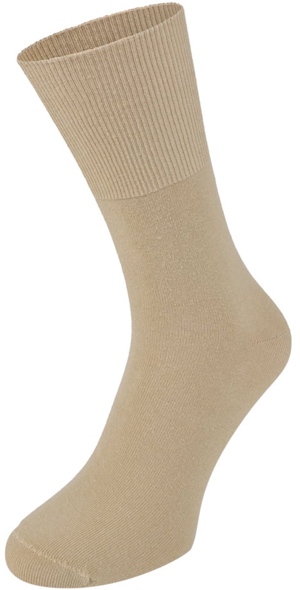 Katoenen herensokken zonder elastiek – Light beige – 43-45