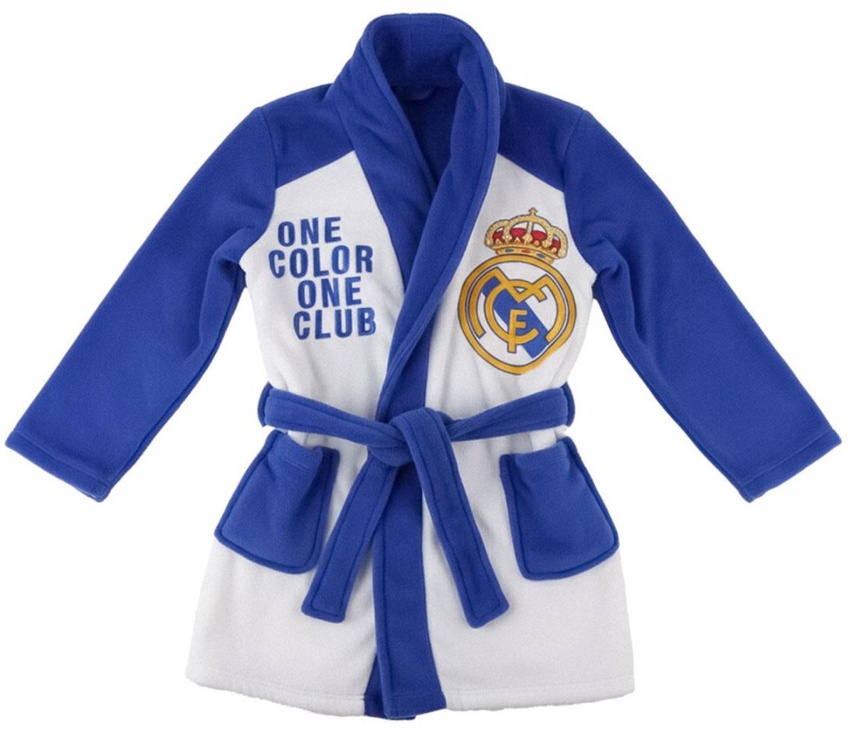 Real Madrid Badjas - 104 cm - Ochtendjas - Maat 4 jaar - 1 stuk - Voor kinderen - Voor jongens
