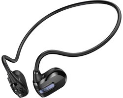 Hoco ES63 Draadloze Sport Oordopjes met Nekband en Air Conduction Zwart