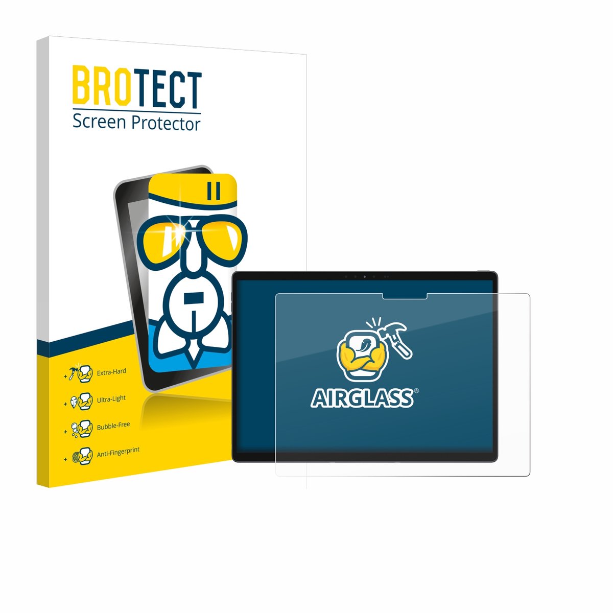 Screenprotector voor Dell Latitude 7320 Detachable Beschermglas transparant