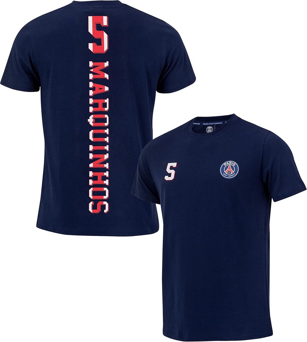 Officiële PSG Marquinho T-shirt voor Heren en Kinderen