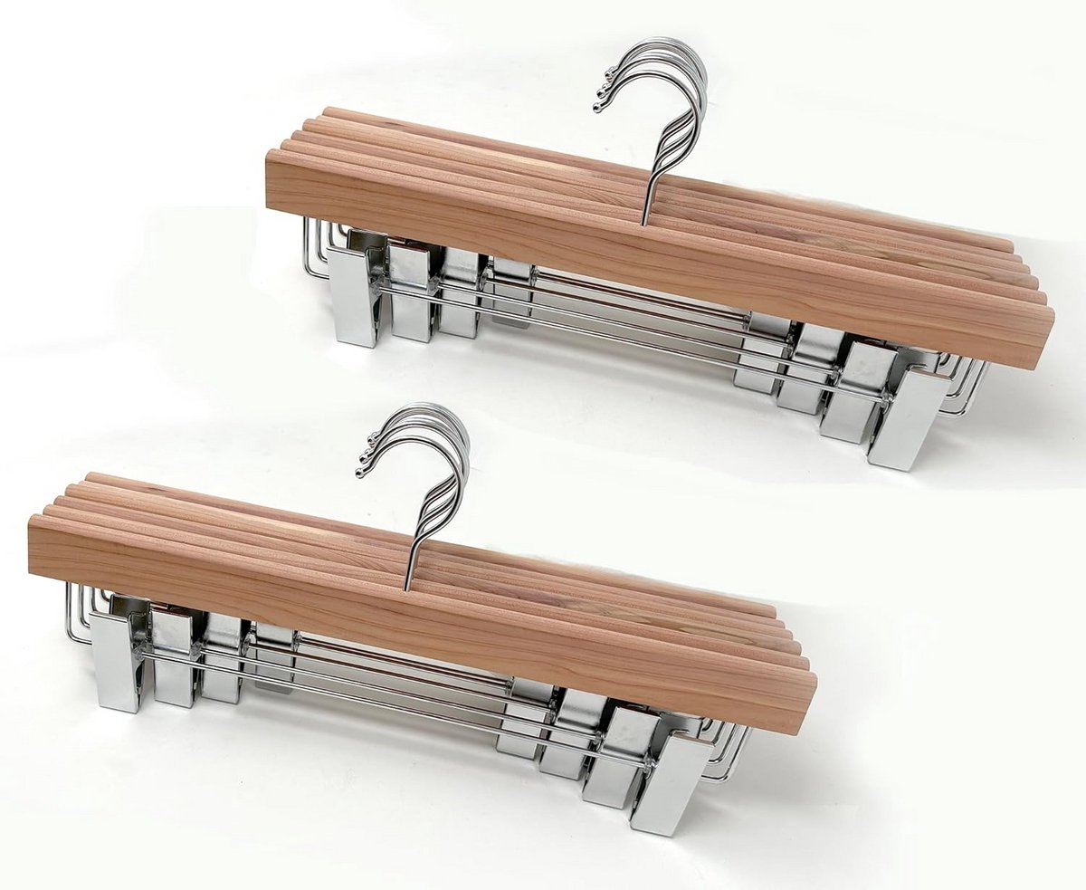 Luxe Houten Pantalonhangers en Rokhangers met Cederhout