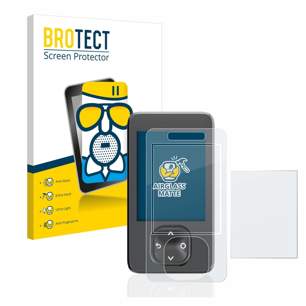 BROTECT - Screenprotector voor Dexcom G7 CGM - Folie Beschermfolie Beschermglas matte
