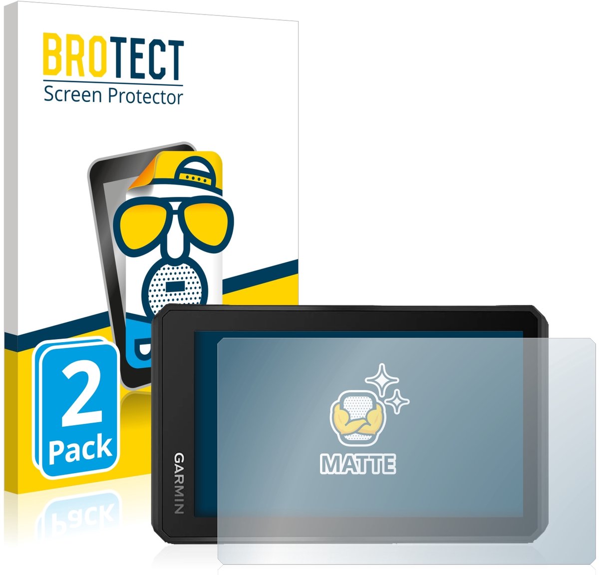 BROTECT - Screenprotector voor Garmin Tread 5.5" - Folie Beschermfolie matte 2 Stuks