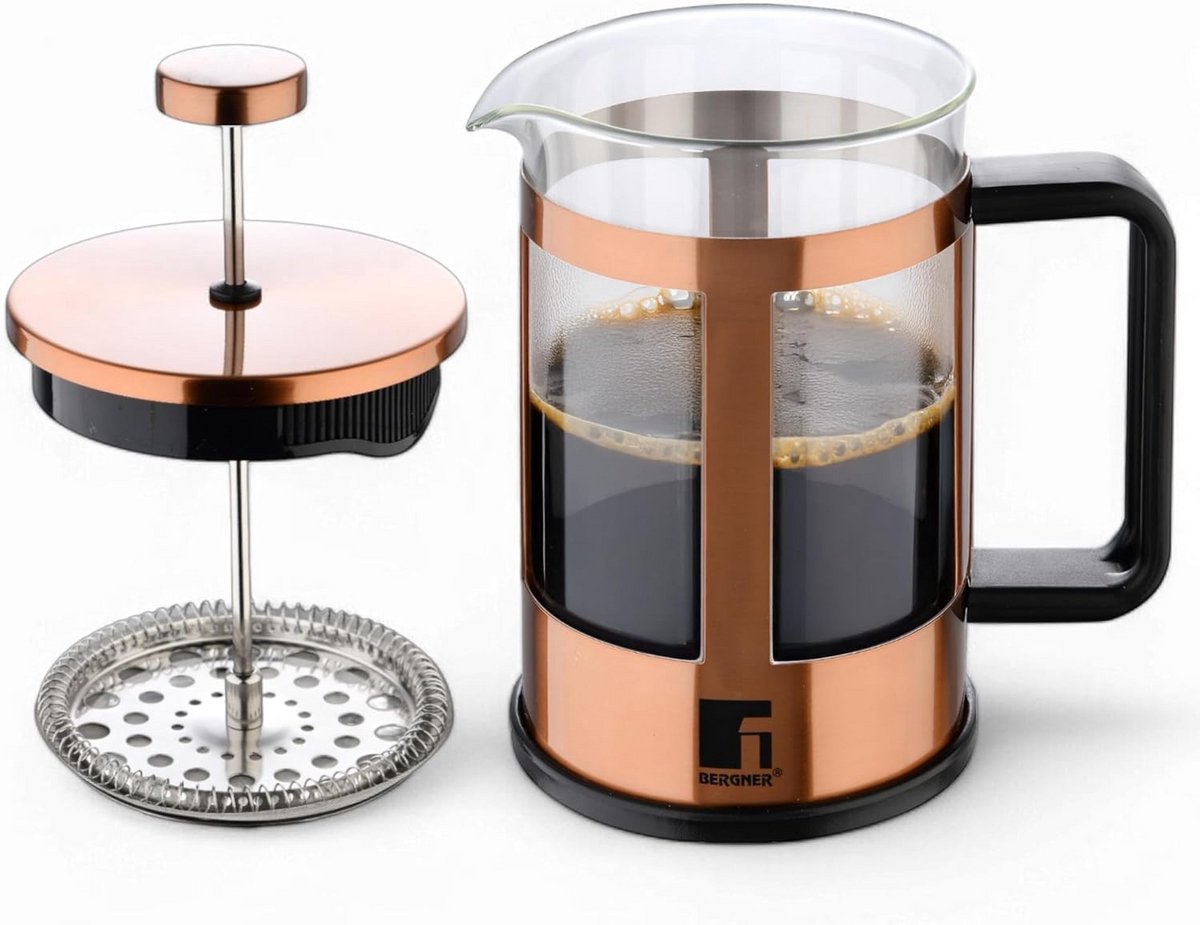 Koffiezetapparaat 800ml Glas Koperkleurig