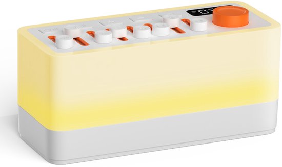 YUCONN Nachtlamp - Bluetooth Speaker - Tafellamp Slaapkamer - Nachtlampje met Natuurgeluiden - RGB Bedlamp - Dimbaar - Timer - Oplaadbaar Nachtlampje - Touch Bediening - Volwassenen en Kinderen van Merkloos — afbeelding 3