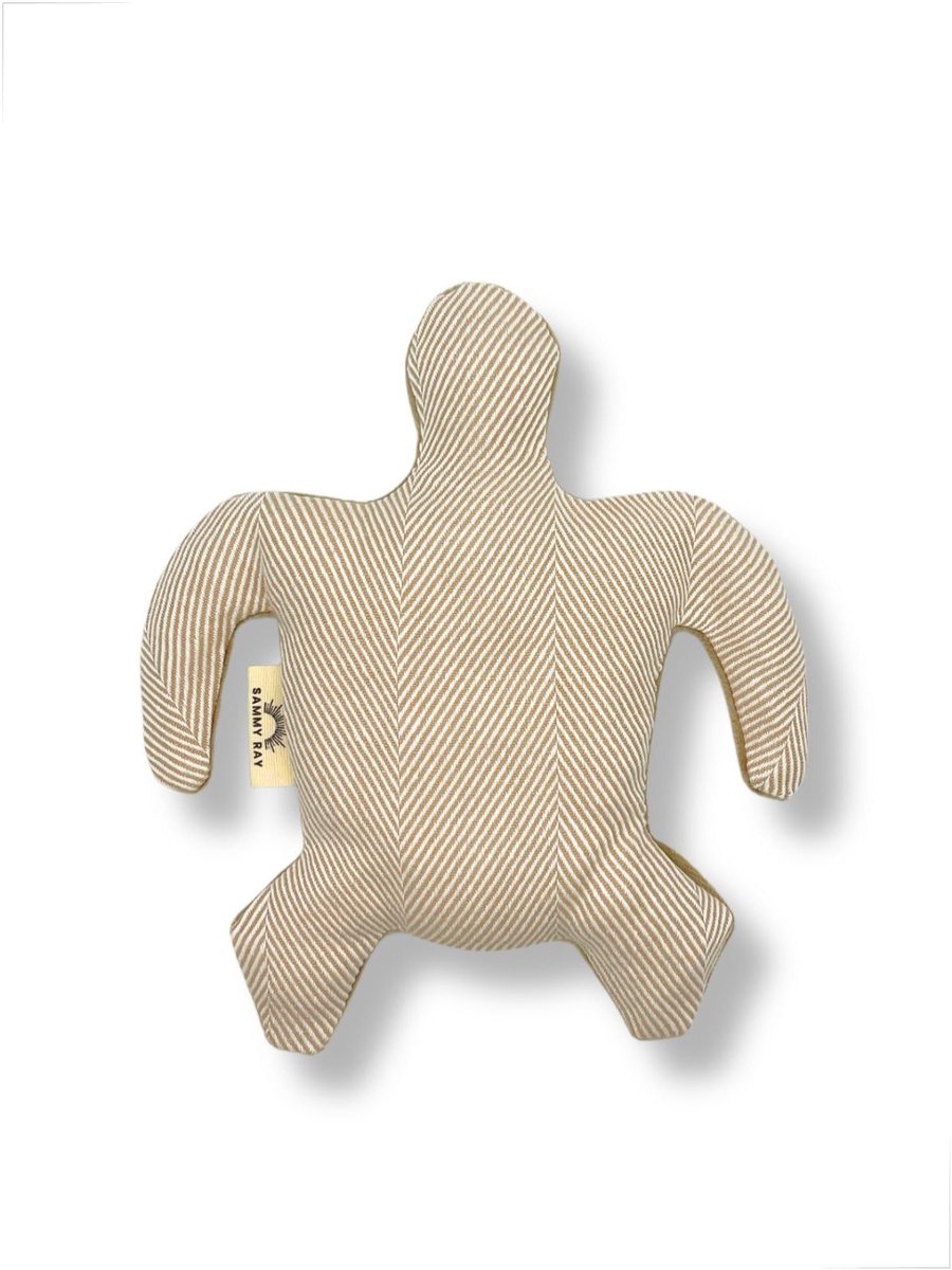 Warmteknuffel lavendel - Schildpad - Beige Velvet - Duurzaam cadeau - Lavendel tarwe vulling