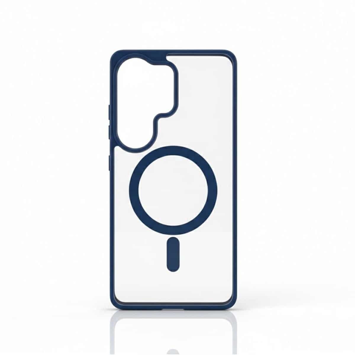 Zanaé - Backcover - Geschikt voor Samsung S26 Ultra - Magsafe - Transparant - Blauw