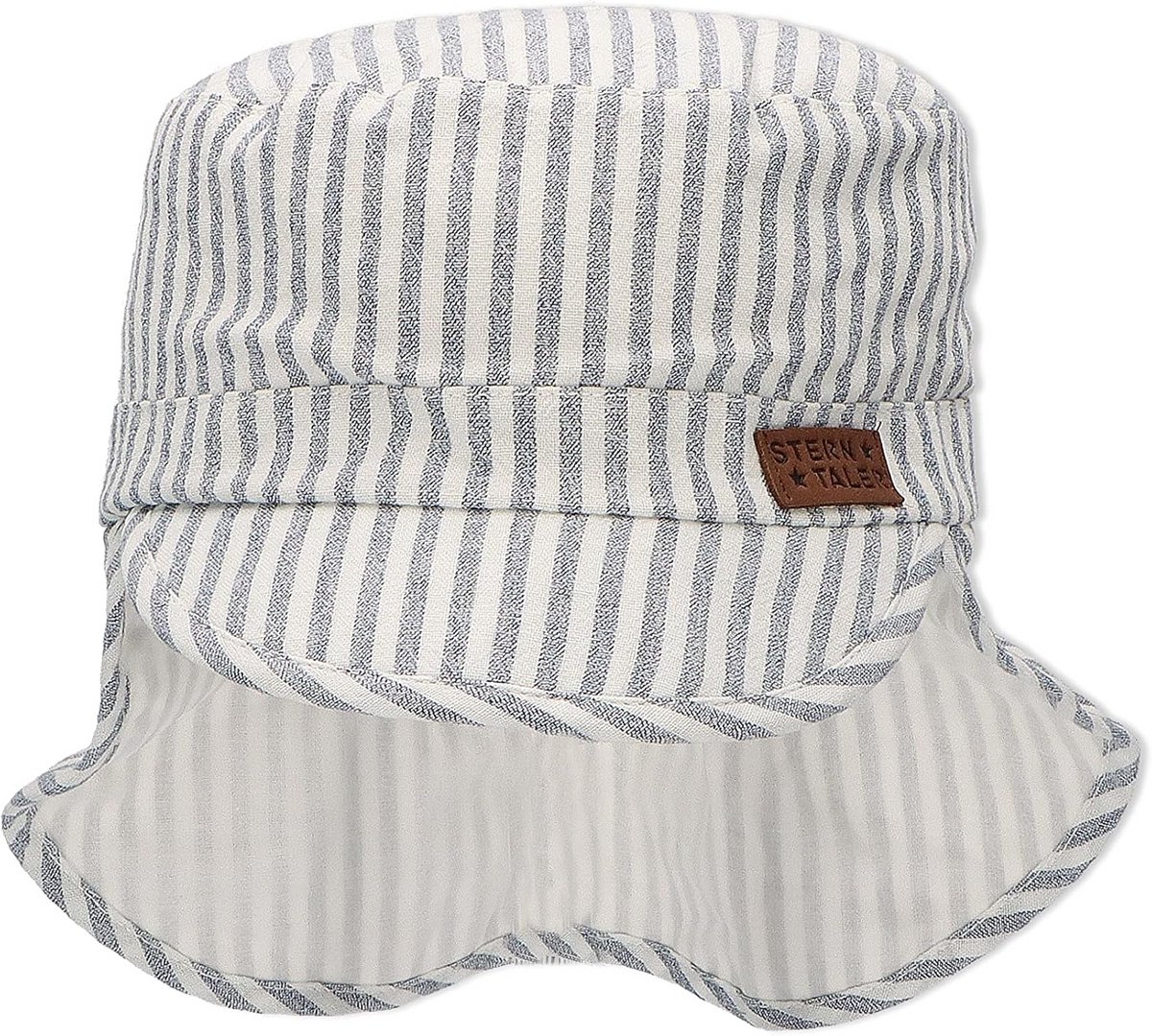 Baby Jongens Zonnehoedje met Nekkoord - Katoenen Vissershoedje voor Zomer en Lente