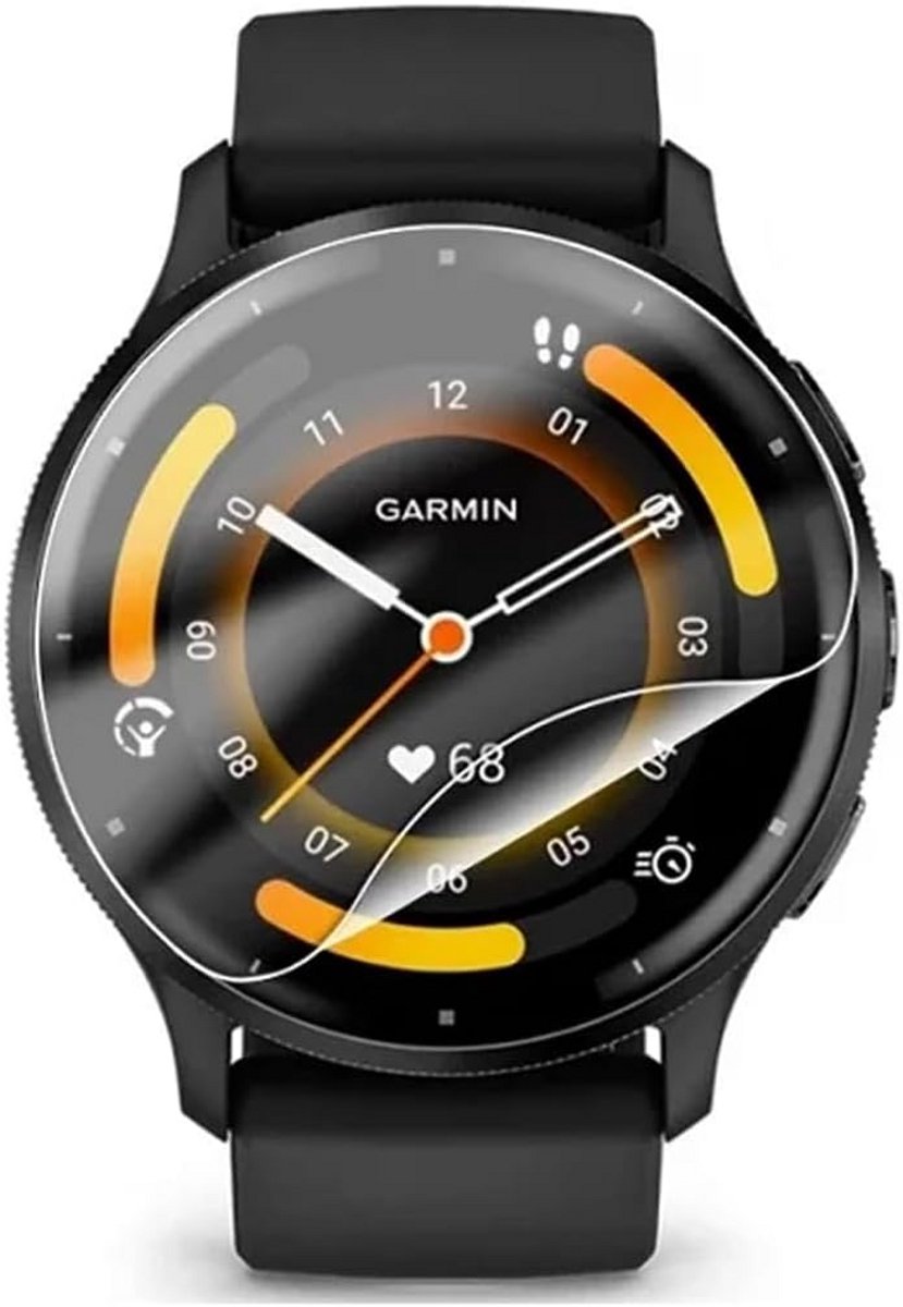 5x Displaybescherming voor Smartwatch 45mm TPU Krasbestendig HD Folie