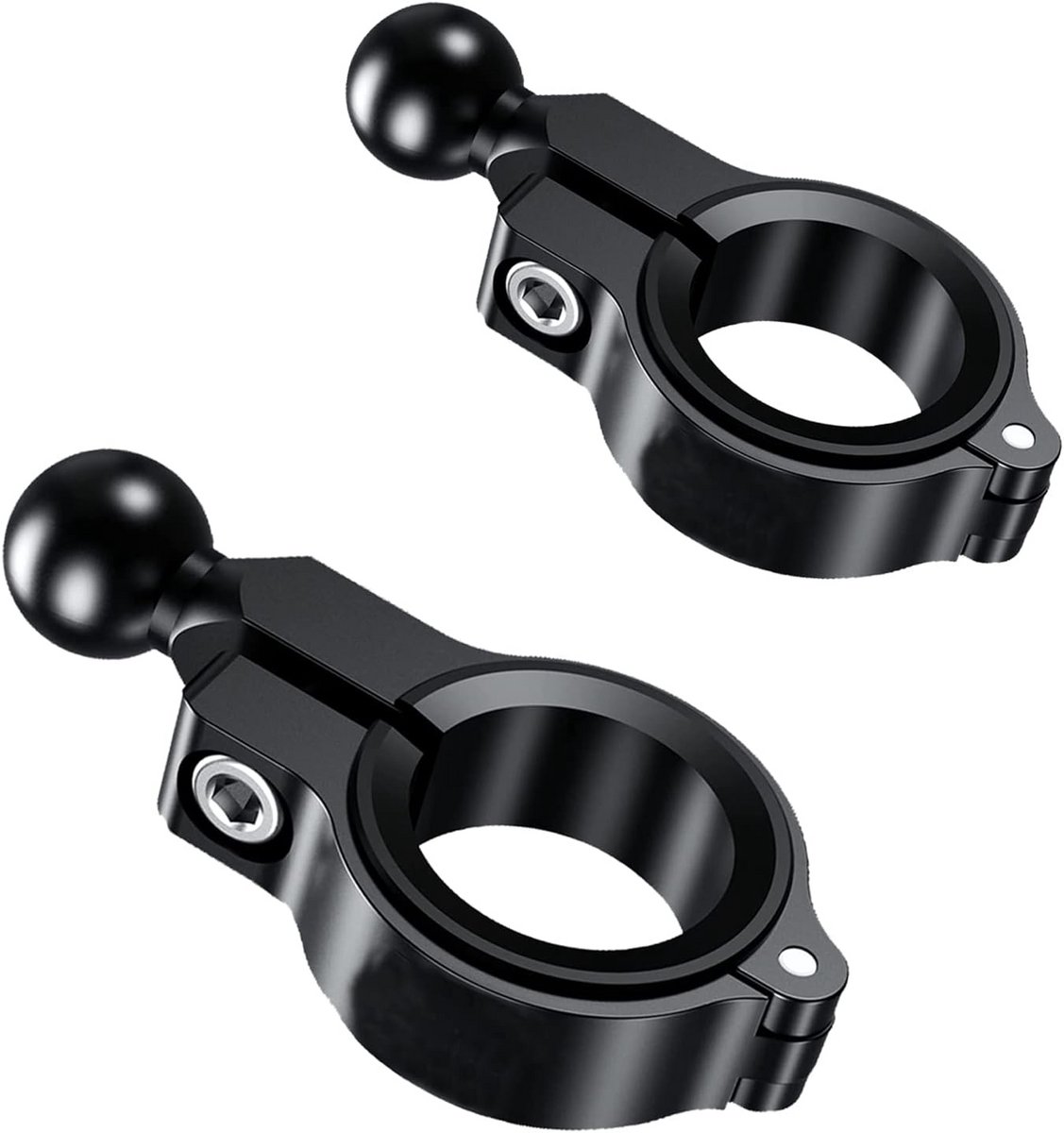 Fietsaccessoire Set met 17mm Kogelhouder voor Telefoonhouders (2 Stuks)