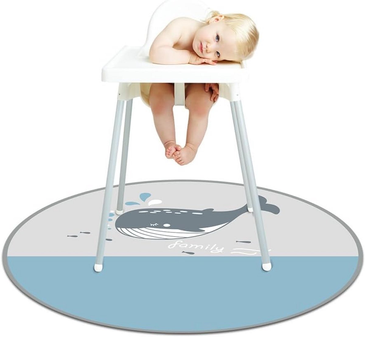 Grote Antislip Beschermmat voor Kinderstoel en Speelruimte