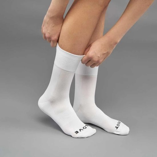 GripGrab - Lightweight SL Performance Zomer Fietssokken 1 Paar Coolmax Wielersport Sokken Regular Cut - Wit - Unisex - Maat S (38-41) van Merkloos — afbeelding 5