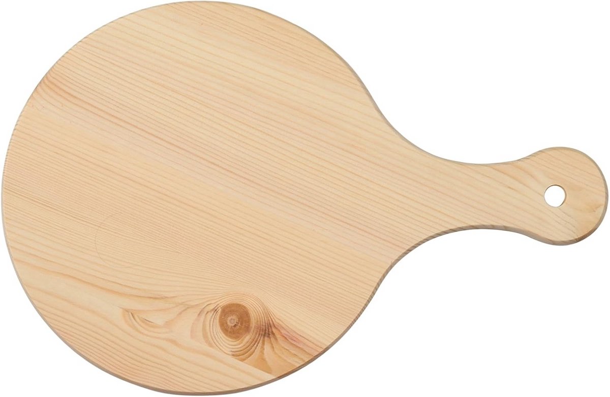 Grote Houten Snijplank met Handvat - Stevig Dennen Hout - 54x40 cm