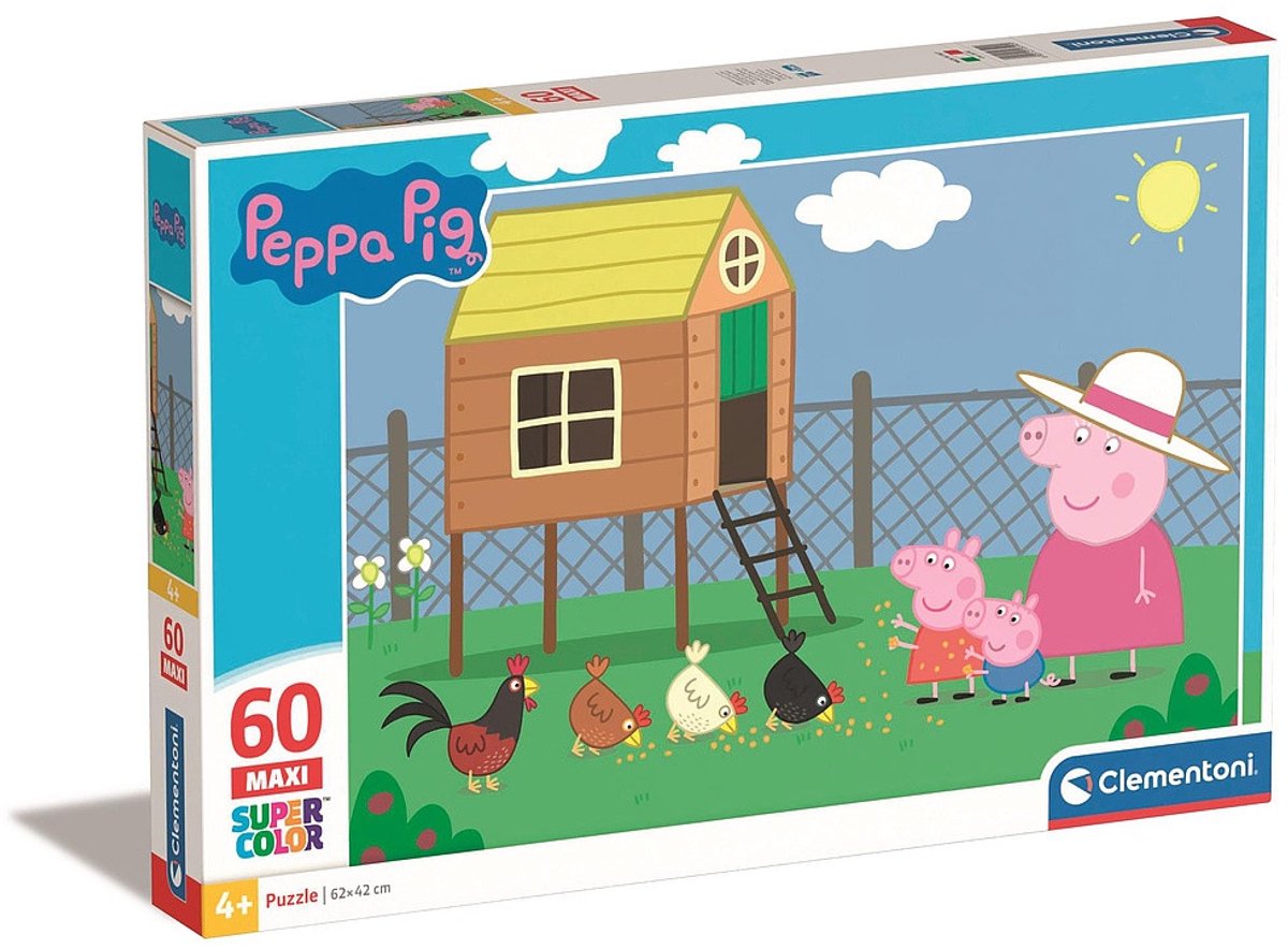Peppa Pig 60 stukjes maxi