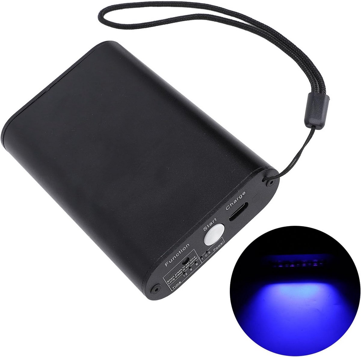 Oplaadbare UV LED Lamp Set voor Haarverlenging met Diverse Tijdsinstellingen