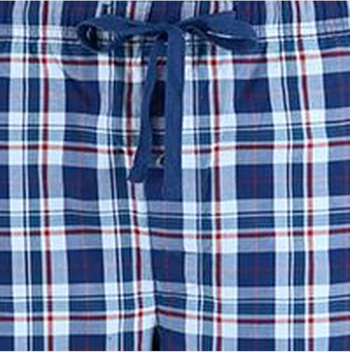 Lange Geweven Katoenen Pyjamabroek voor Heren