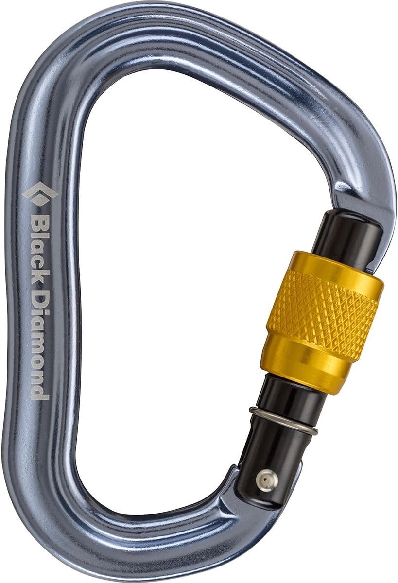 Lichtgewicht Karabiner met Zekere Schroefsluiting voor Klimmen