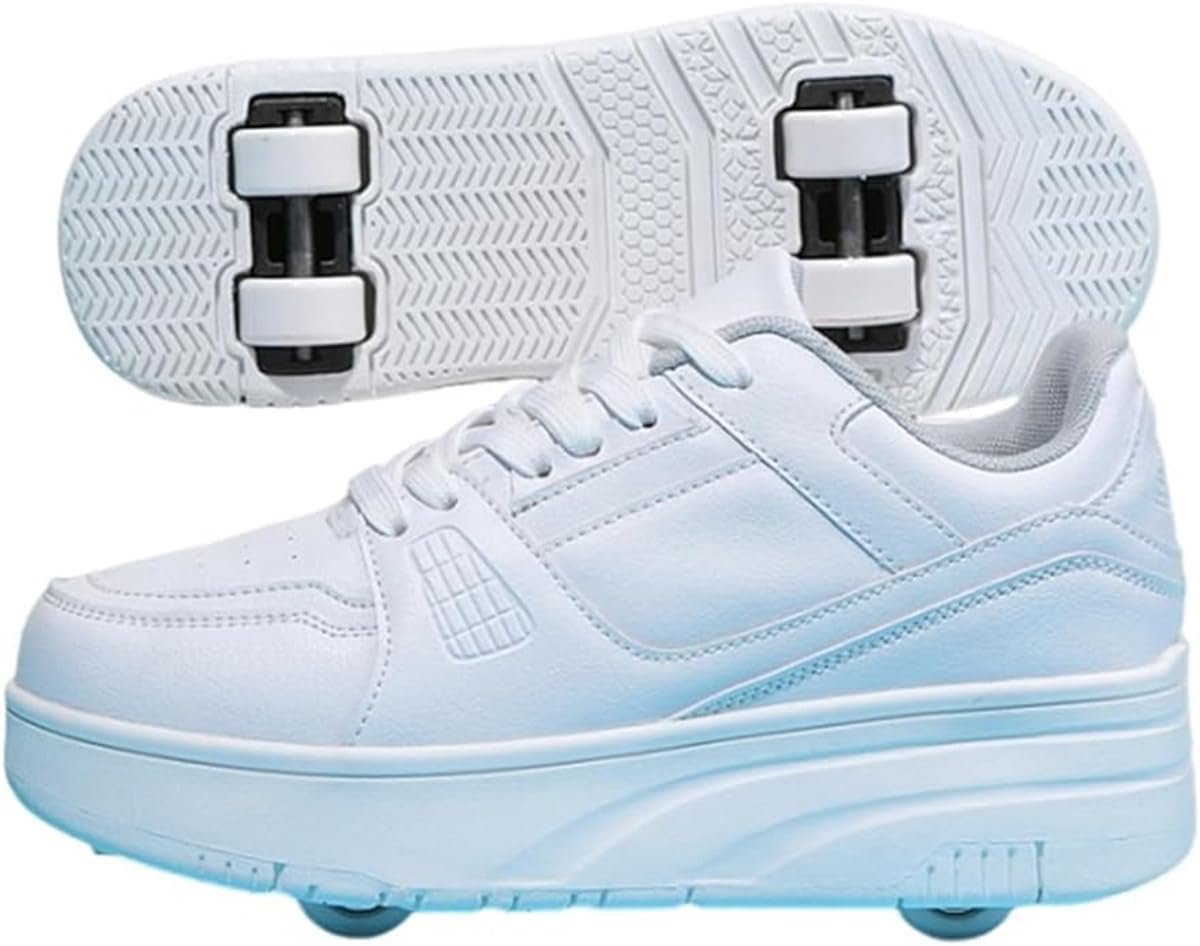 Kindersneakers met Intrekbare Wielen - 2-in-1 Skate Schoenen
