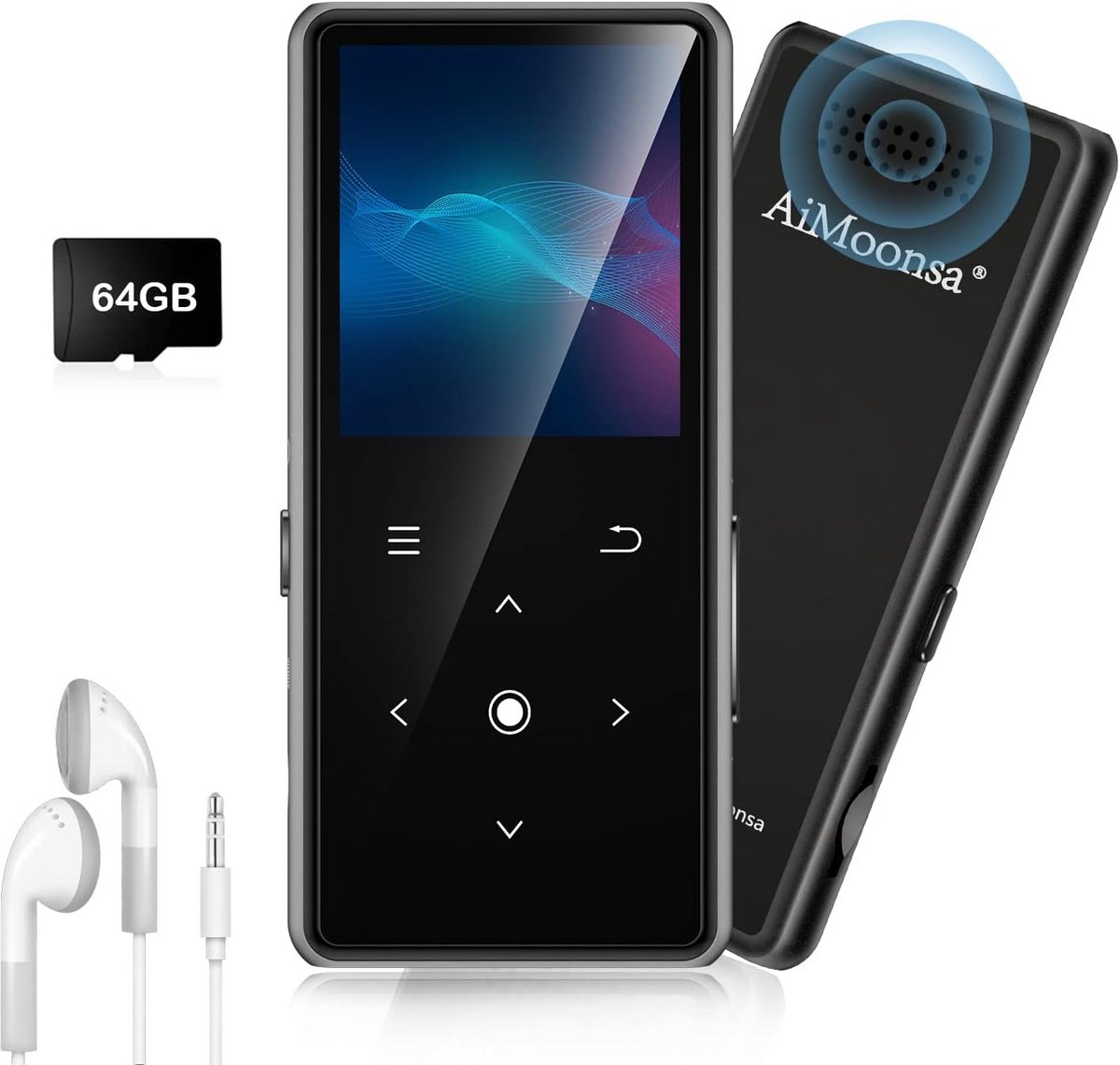 MP3 Speler Bluetooth - FM-Radio - Touchscreen - Koptelefoon