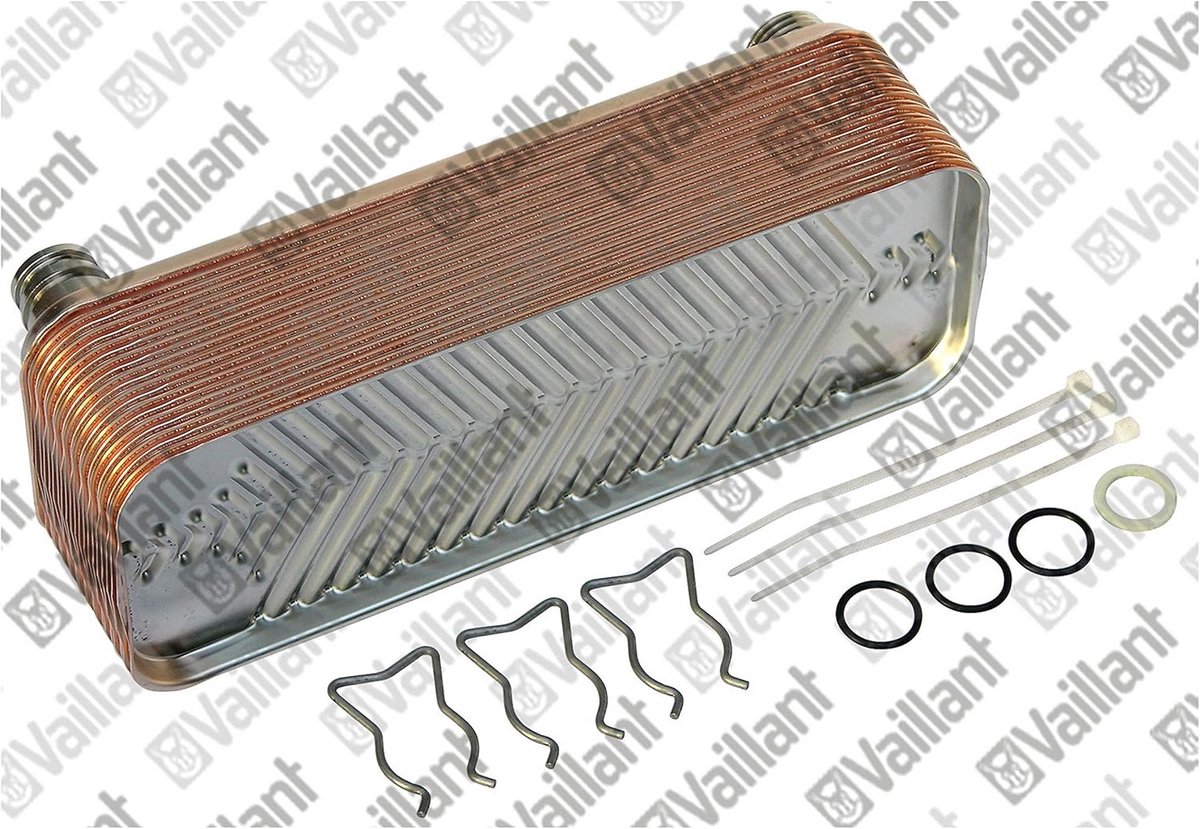 Warmtewisselaar 20 platen voor CV-ketel