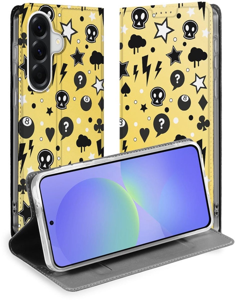 Book Cover Samsung Galaxy A37 Punk Yellow
