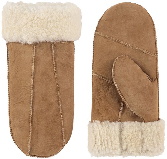 LMBK Gevoerde Handschoenen Lounge cognac