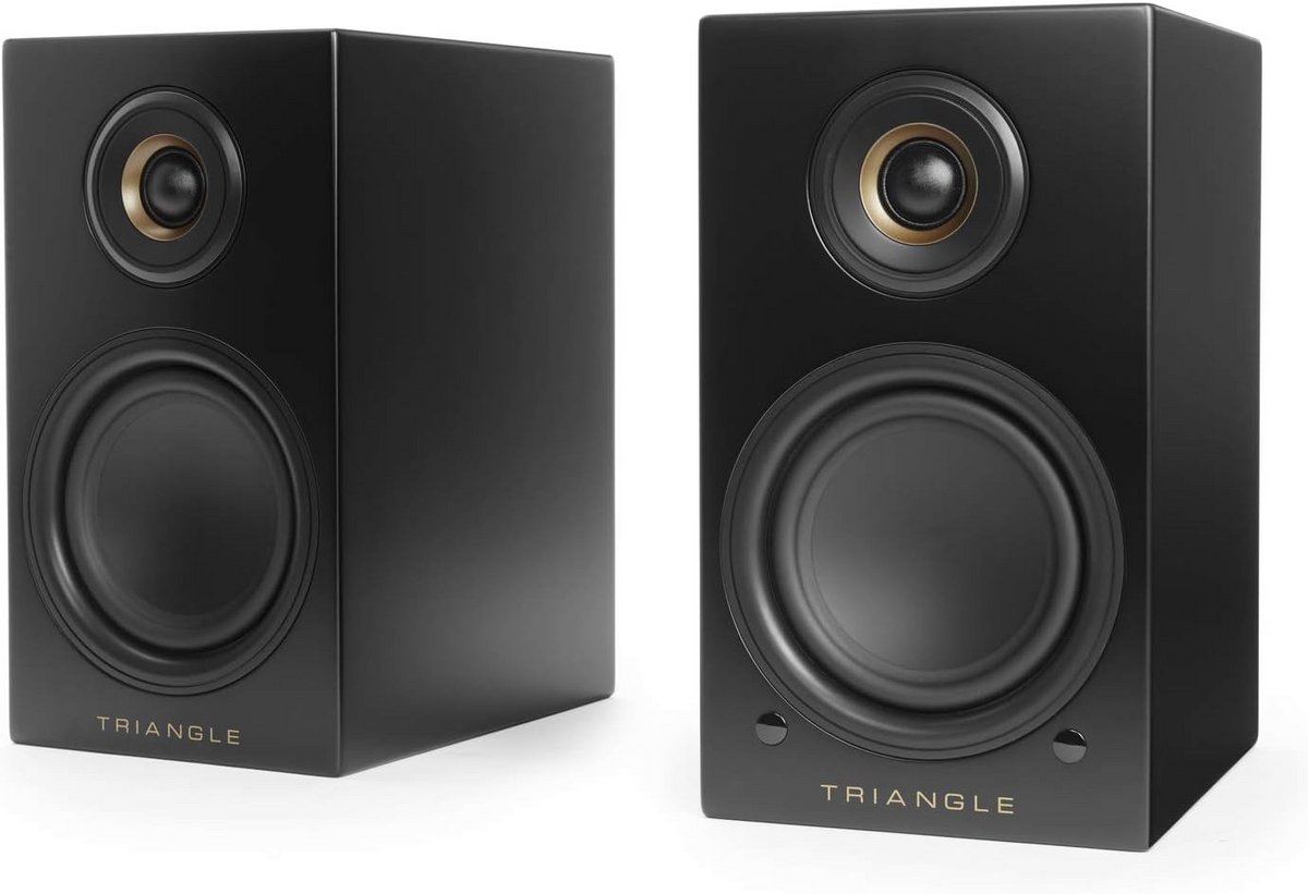 Actieve Boekenplankspeakers met Bluetooth en Phono-ingang - 2x50W HD Audio
