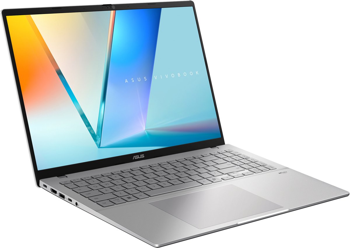 ASUS Vivobook S16 S3607AA‑SH016W – Laptop – 16 inch – WUXGA – Intel Core Ultra 7 – 32GB/1TB – Wi‑Fi 6 – Zilver — afbeelding 6