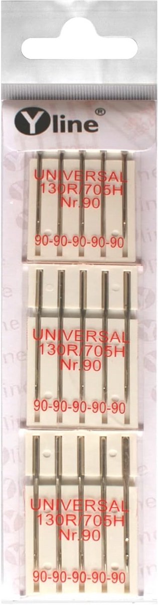 15 Universele Naaimachinenaalden Set - Maat 90 Platte Kolf (130/705H)