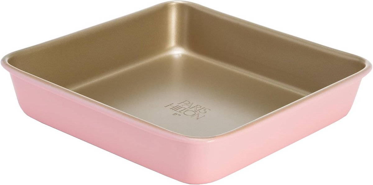 Vierkante bakvorm 22,5 cm Roze Champagne