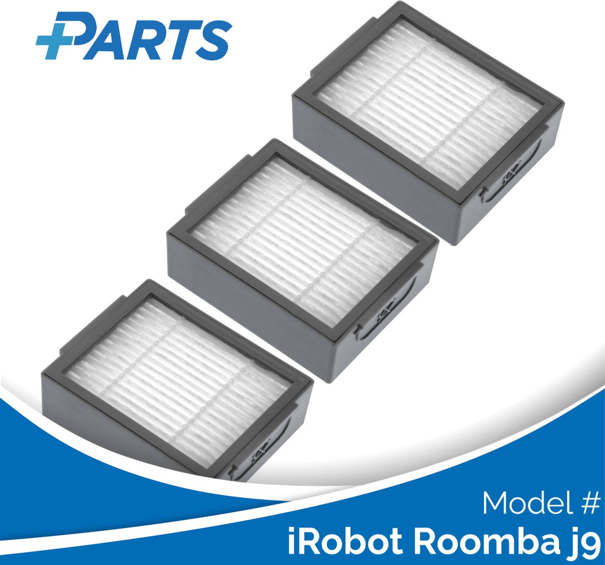 iRobot Roomba j9 Filters (3 Stuks, Plus.Parts® alternatief voor 4624876)