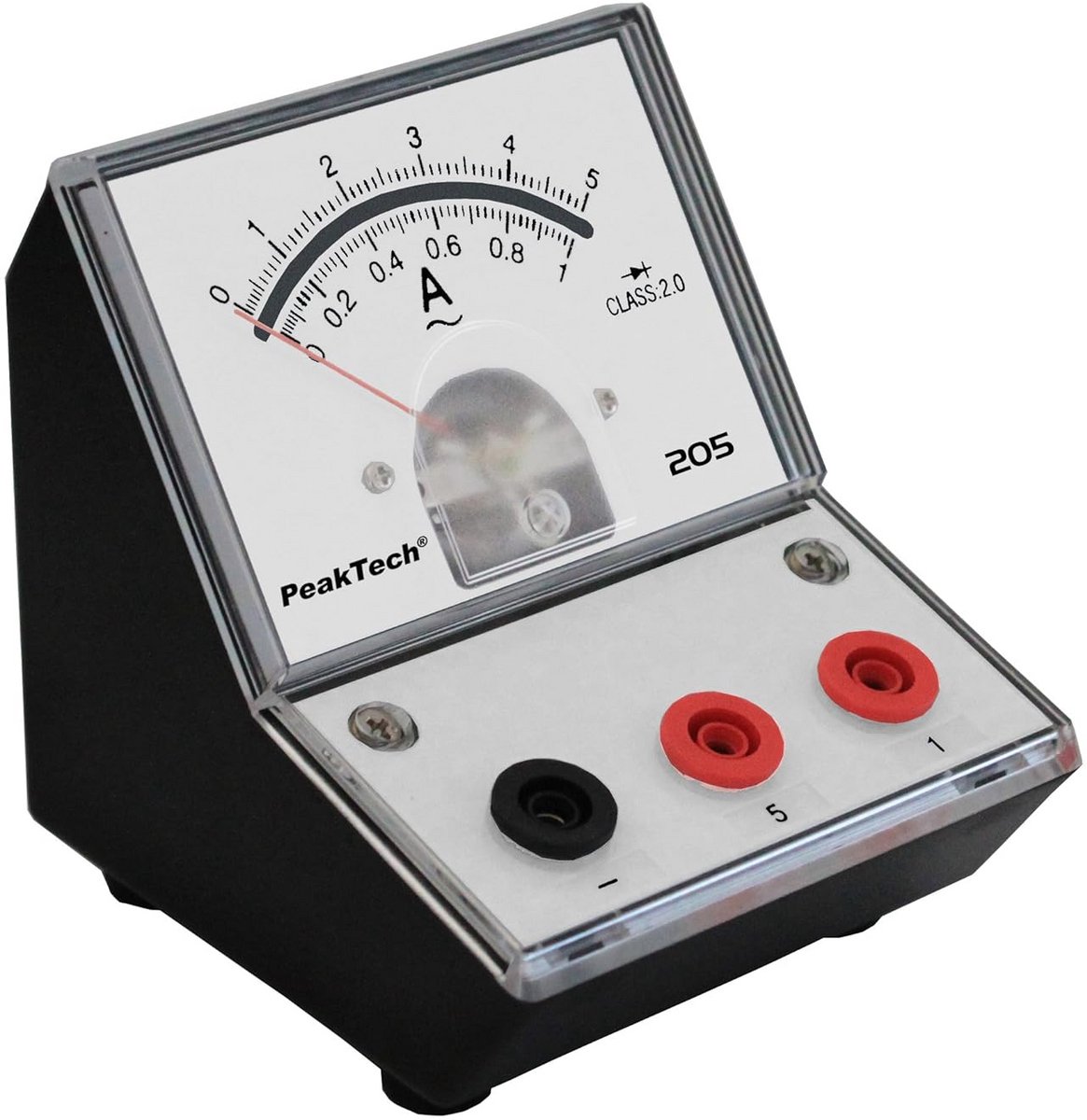 Analoge Stroommeter/Ampèremeter met Spiegelschaal - Meetbereik 0-1A/5A AC