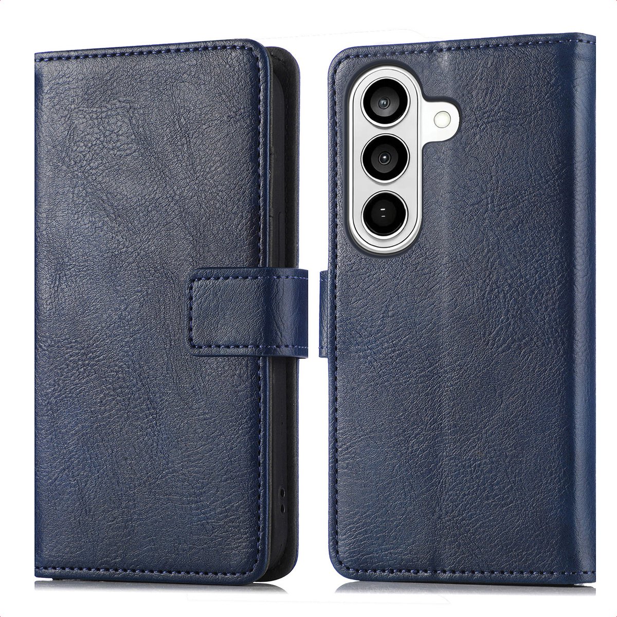 imoshion Hoesje - Geschikt voor Samsung Galaxy S26 - Luxe Bookcase - Donkerblauw