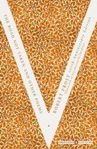 De kaft van 'The Road Not Taken and Other Poems' is bedrukt met een patroon van oranje eikenbladeren en eikels. De titel, 'ROBERT FROST 100th-Anniversary Edition', staat in beige letters op een witte band.