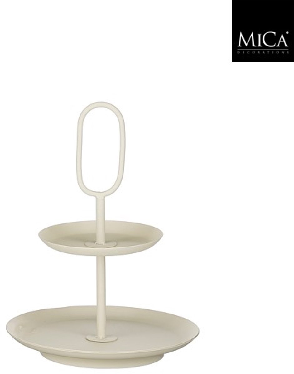 Mica Decorations Rama Etagere - 41 x 28cm - Creme