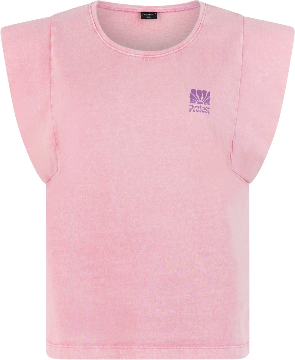 Protest PRTCandi T-shirt Dames 1/8 mouwen Ronde hals Normale pasvorm Valer Lilac