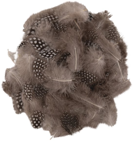 40x Décoration en plumes de duvet