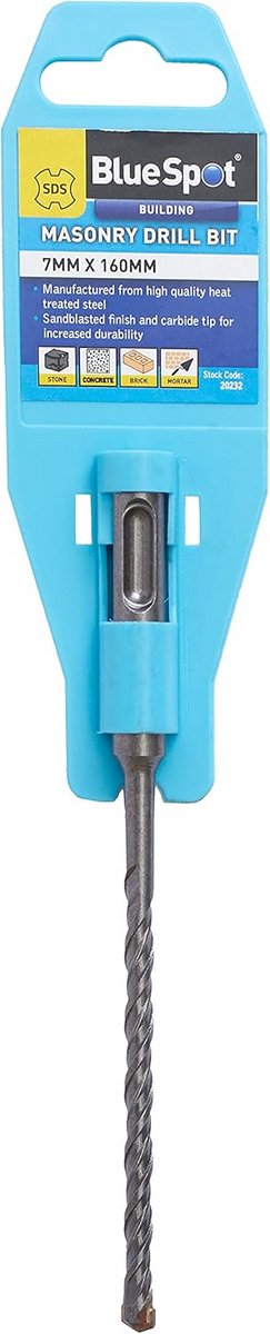 SDS Metselwerk Boor 7mm x 160mm - Betonboor voor Beton, Steen en Baksteen