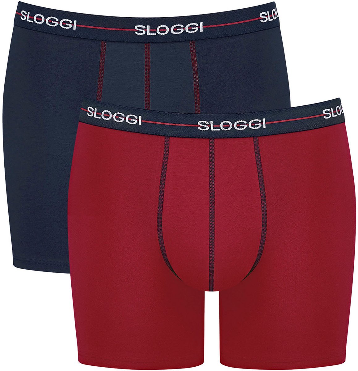 sloggi Langer Boxer Blue Start