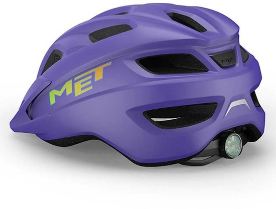 MET Crackerjack Kinderhelm - Fiets - Purple Matt van MET — afbeelding 4