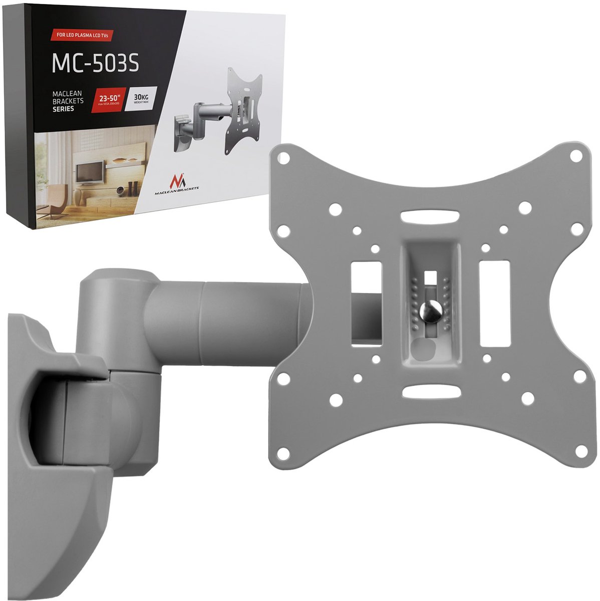 Maclean Brackets MC-503A S - TV Muurbeugel TV 23- 42'' Houder