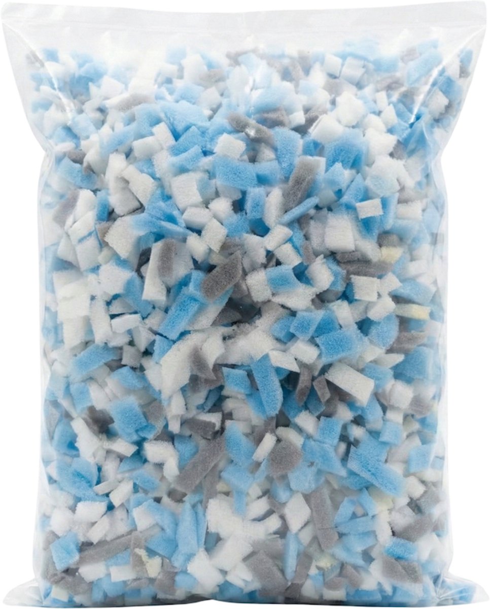 Kussenvulling - Schuimvlokken - Schuim vlokken voor kussen, knuffel, zitzak - 1000L / 18 kg