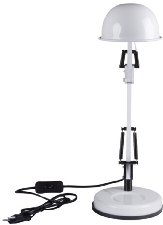Kanlux PIXA Bureaulamp 1x40W Wit + Wipschakelaar 19300 — afbeelding 3