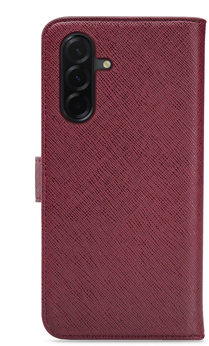 My Style Telefoonhoesje geschikt voor Samsung Galaxy A37 Hoesje | My Style Flex Wallet Bookcase Portemonnee | Pasjeshouder voor 3 Pasjes | Telefoonhoesje voor Pinpas / OV Kaart / Rijbewijs - Bordeaux | Rood