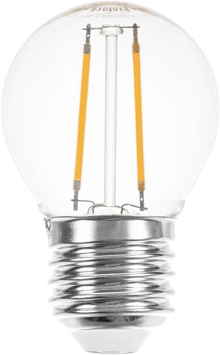 LED Filament Druppel Lamp E27 2W Dimbaar Extra Warm Wit 2200K Vervangt 25W Gloeilamp