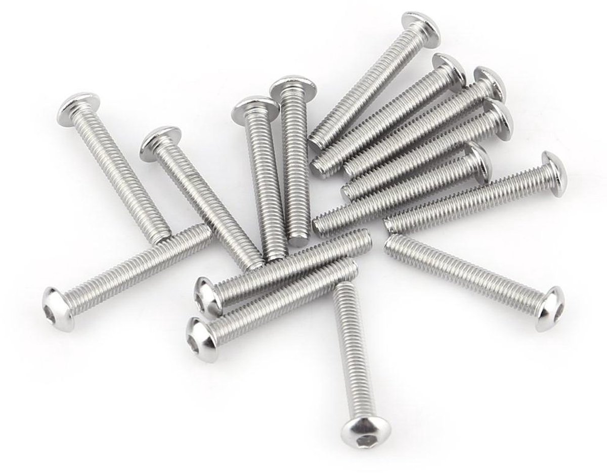 Dailygoods- Schroeven Set van 300 Stuks - Roestvrij Stalen M3 Zeskantschroeven - Fijne Draad - Moeren - Assortimentsset - Corrosieweerstand - Bevestigingsmiddelen